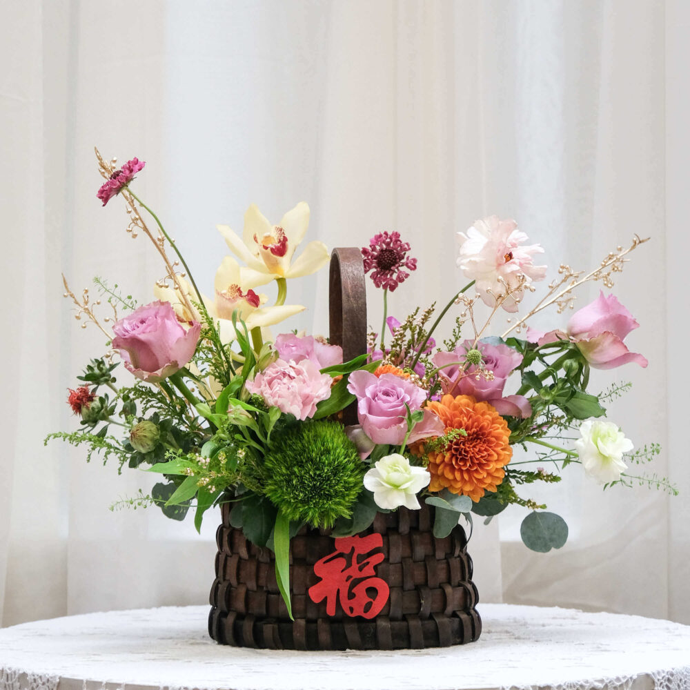 福德團圓 年節鮮花盆花